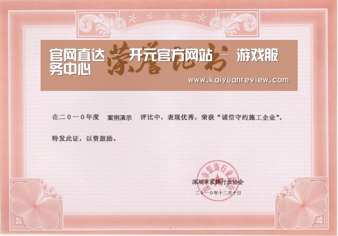 荣誉证书二